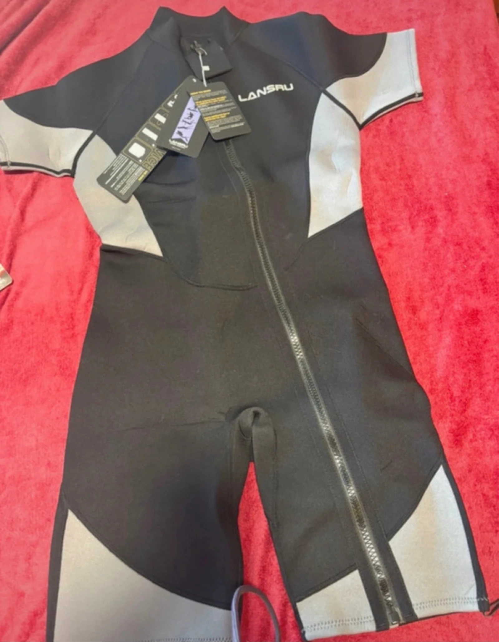 Traje Neopreno Lansru XL Nuevo / Wetsuit Neoprene Shorty Surf Snorkel XL (i)